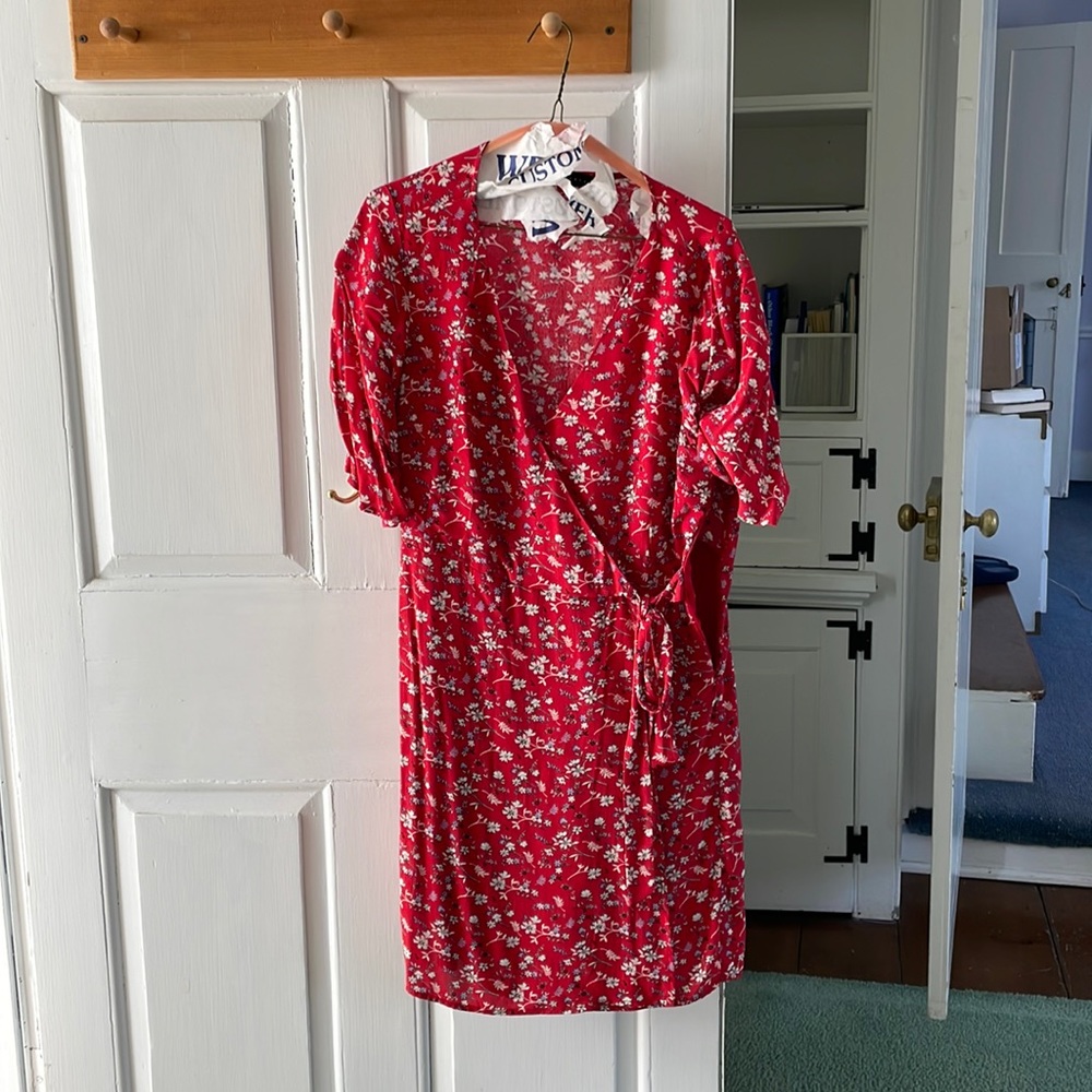 Sanctuary red sundress with flowers